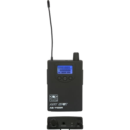 UPC: 0691281006661 | Galaxy Audio 1100 Series Wireless In-Ear Monitor Receiver Frequency With EB10 Earbuds Freq N