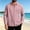 Pink, variant on Josdec Men's Solid Lapel Long Sleeve Button Down Shirt with Chest Pocket Wrinkle Resistant Casual Light Business Work Tops M-XXL