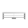 thumbnail image 2 of Mueble Mesa de TV Midtown Concept 4 Estantes Madera Blanco Estilo Moderno, 2 of 6