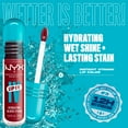 thumbnail image 5 of NYX Professional Makeup Lip IV Hydrating Lip Gloss & Lip Stain with Coconut Water, Blush Rush, 0.16 fl oz, 5 of 12