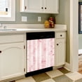 thumbnail image 3 of Pink marble striped pattern Dishwasher Magnet Cover Decorative Sticker for Home Cabinet Kitchen 23" x26", 3 of 5