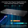 thumbnail image 2 of Conmutador de red Ethernet Real HD 24 puertos 2.5G 24 x 2.5 Gigabit, 2 of 8
