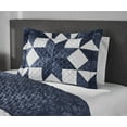 thumbnail image 6 of Mainstays Classic Blue Star Quilt Sham, Standard/Queen, 1 pack, Adult/Teen, 6 of 7