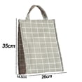 thumbnail image 2 of Reusable Lunch Bag Insulated Lunch Box Canvas Fabric Lunch Tote Handbag, 2 of 5