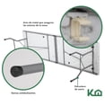 thumbnail image 2 of Mesa Plegable Kingshouse 180cm Portátil Portafolio Fiesta Jardin 2pzas COMBO-KH-141, 2 of 7