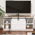 thumbnail image 2 of Yulika Sliding Barn Door Modern design Television Stand 51.96 in, 2 of 6