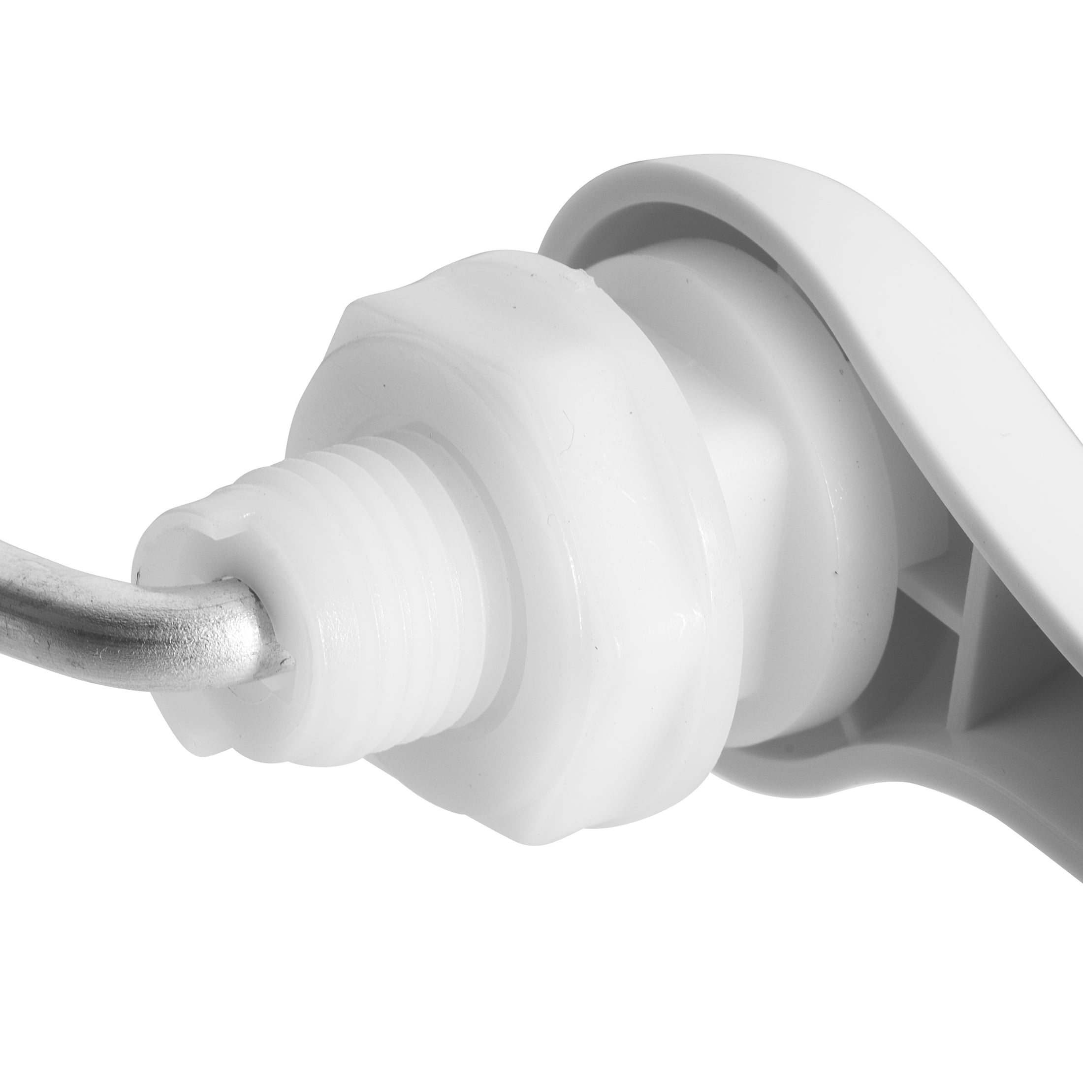 Plumb Craft White Toilet Flush Lever Handle Replacement Part in White