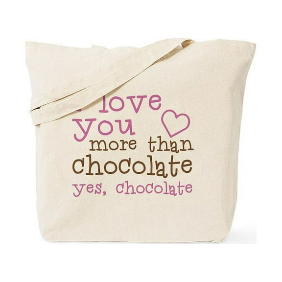 CafePress - Love Chocolate Tote Bag - Unisex Canvas Tote Bag, Beige, 1-Piece