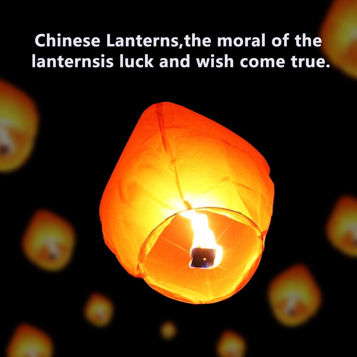 Paper Lanterns New Years Festivals All Natural Shop 20 Pack White Chinese Sky Lanterns