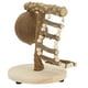 thumbnail image 5 of Soporte de juego para pájaros en T, jaula de perca para loros de mesa Natural, juguete con Base, escalera de escalada y nido de cáscara de coco, 5 of 5