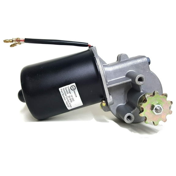 Electric Gear Motor 12v Low Speed 50 RPM Gearmotor DC   Chain Sprocket Gear