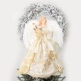 thumbnail image 5 of Figura de ángel de Navidad de 16 pulgadas, adorno navideño, manualidades con alas, decoraciones navideñas para el hogar, regalo festivo, 5 of 5