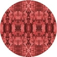 thumbnail image 1 of Ahgly Company Indoor Square Patterned Love Red Area Rugs, 3' Square, 1 of 6