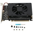 thumbnail image 1 of Tarjeta adaptadora Sincero NVME M.2 a PCIE X16 4 puertos 32 Gbps, 1 of 10