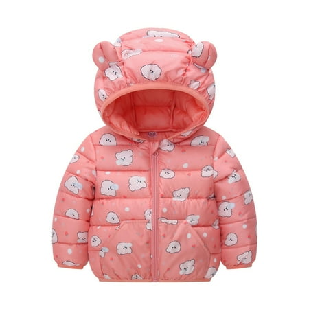 

BULLPIANO Baby Girls Boys Winter Coats Warm Cotton Light Puffer Down Jacket Infant Toddler Kids Zipper Hooded Coat Jacket Outerwear