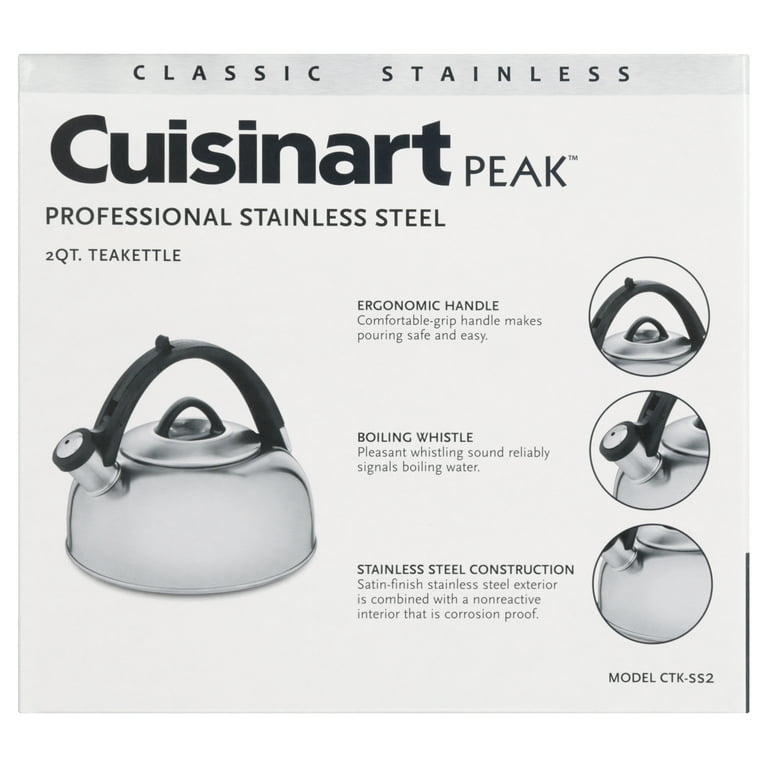 Cuisinart 2 Qt Tea Kettle - Stainless/Black