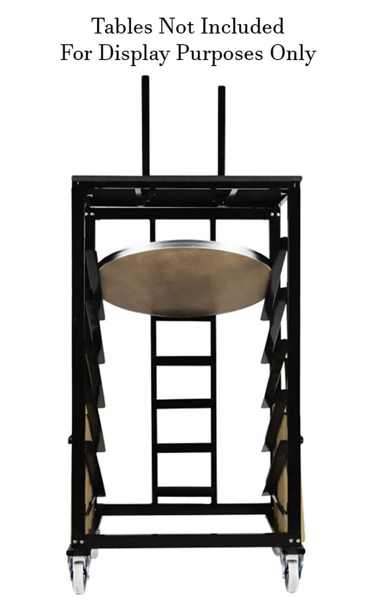 Heavy Duty Steel Moving Cart for 30" Bistro / Cocktail Tables