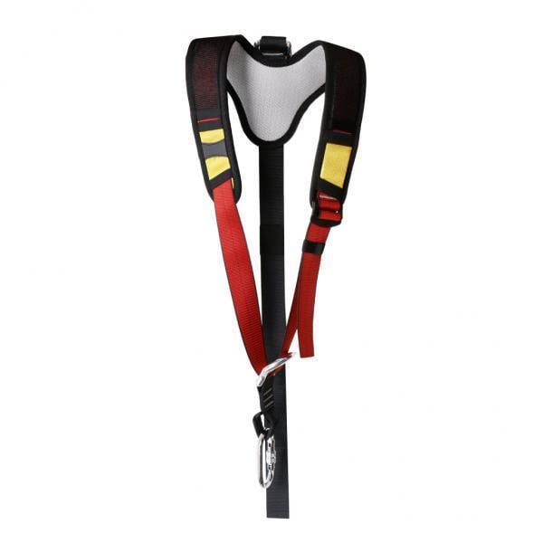 2 correas de hombro universales para arborista de escalada en roca con mosquetón para arnés de asiento-equipo de rappel de escalada en roca para DYNWAVEMX Arnés correa para el hombro