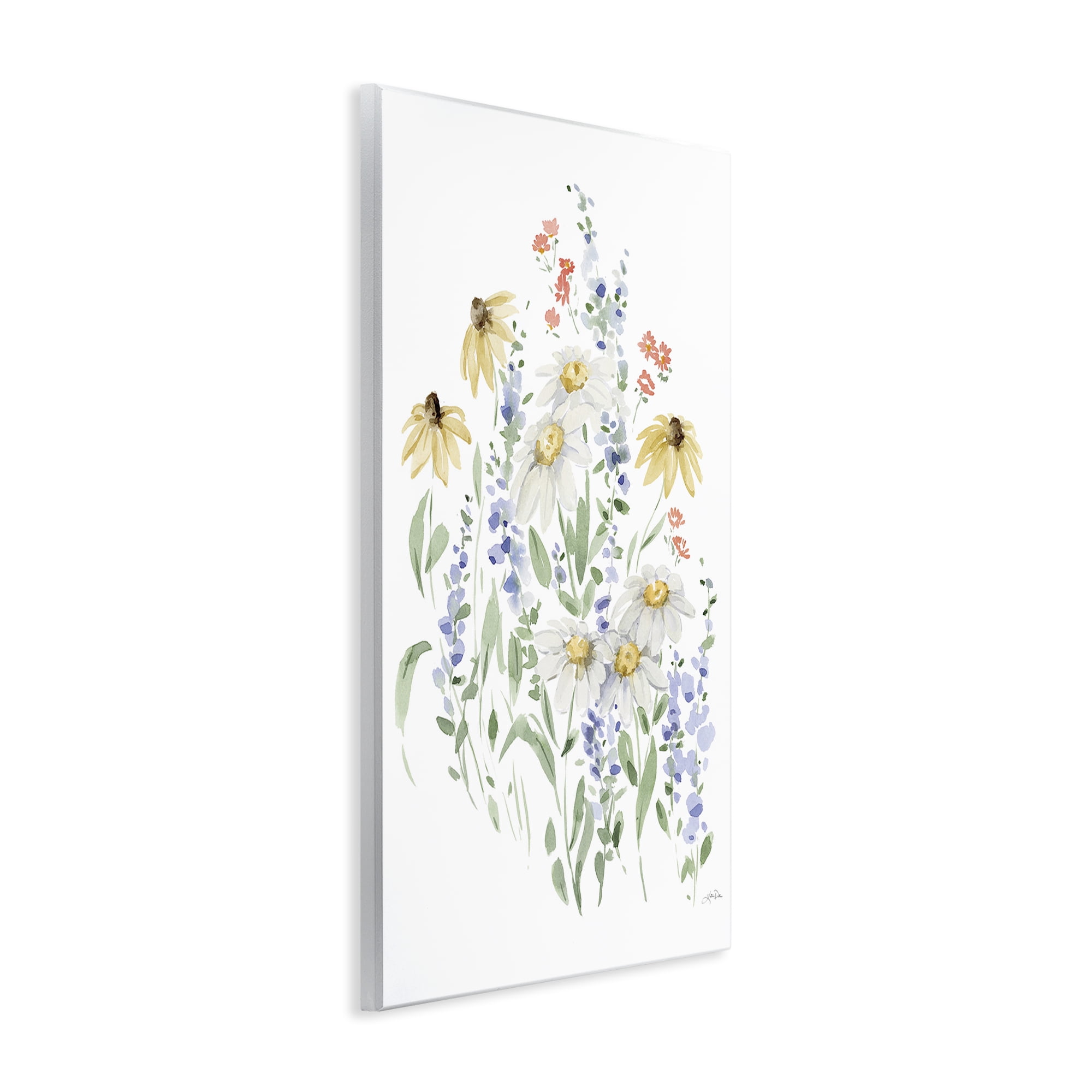 Stupell Industries Soft Summer Garden Botanical & Floral Painting Unframed Art Print Wall Art, 13 x 19