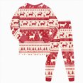 thumbnail image 6 of sdbrld Kids Girl Christmas Pajamas Set Shirts and Shorts Jammies Xmas Matching Pjs Outfits Sizes 4-5 Years, 6 of 9