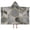 Gray Gold Hexagon, variant on Green Gray Yellow Marble Pattern Hooded Bath Towel,50"x30" for Ages 3 To 12 Kids, Quick Dry Lightweight Soft Microfiber Hood Beach Towel Cover Up for Kids