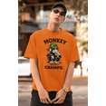 thumbnail image 3 of Funny Monkey Never Cramps T-Shirt – Graphic Gym Workout Tee, Cartoon Monkey Fitness Shirt, Unisex Crewneck Short Sleeve, 3 of 4