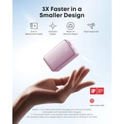 Anker Nano Power Bank, 10,000mAh Portable Charger with 2.3 ft InstaCord Retractable Cable, 45W Max Compact Battery Pack, Smart Display