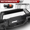 thumbnail image 6 of POFENZE 18-20 F150 Front Bumper for 2018-2020 Ford F150 Pickup Trucks (Excluding Raptor) Full Width Off Road Bumper w/Winch Plate 144W Light Bar, 6 of 8