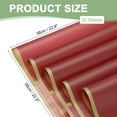 thumbnail image 2 of Uxcell Flower Gift Wrapping Paper, Waterproof Bouquet Wrap for Wedding DIY Craft Gold Edge Red, 2 of 7