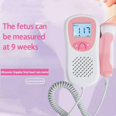 Heartbeat Monitor Portable-FetalDopler-Easy to Use for Home