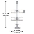 thumbnail image 2 of Artika Ulysse Hanging Shower Caddy, 2 of 7