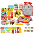 thumbnail image 1 of DEBGFS 22Pcs Playdoh Tools Food-Safe Quality Modeling Clay Simple-to-Use Fun Playdough Accessories Imaginative Developmental Playdough Sets for Kids with 8Pcs Clay,23pcs, 1 of 5