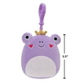 thumbnail image 2 of Squishmallows Original 3.5 inch Francine the Purple Frog With Heart Cheeks - Child's Ultra Soft Stuffed Plush Clip-on, 2 of 5