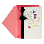 Hallmark Disney Mother's Day Card for Daughter (Minnie Mouse with Flowers)