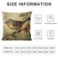 thumbnail image 5 of COMIO  Vintage Bird Pillow Covers Birds On The Branch with Inspirational Words/Sing/Love/Dream/Fly Cushion Cover Home Decorative Pillowcases, 5 of 5