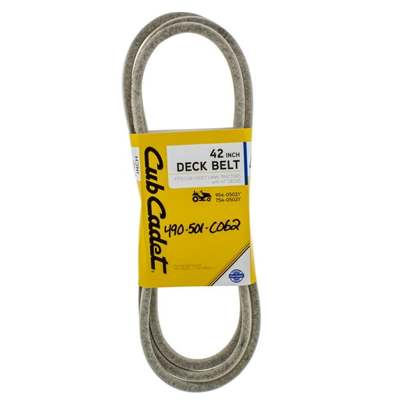 Cub Cadet Drive Belt for Select 42" Front Engine Riding Lawn Mowers 490-501-C062