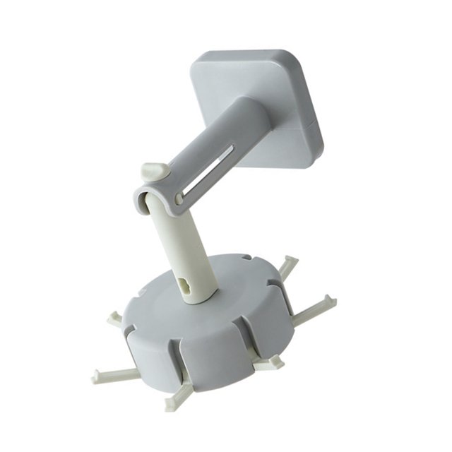 Billuyoard Colgadores de pared para puerta autoadhesivos fuertes giratorios de 360 °, ganchos de succión para carga pesada, toallero con ventosa Almacenamiento y organización del hogar gris Billuyoard HA005633-01