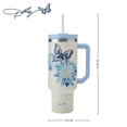 thumbnail image 2 of Vaso Dolly Parton Con Asa De Acero Inoxidable Con Aislamiento Al Vacío De Doble Pared Y Tapa Con Pajita, Frío Hasta 24 Horas O Caliente Hasta 8 Horas, 40 Onzas, Joya Azul, 2 of 5