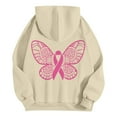 thumbnail image 7 of ZSQDM Women's Hoodies Sweatshirts Womens Trendy Shirts Casual Loose Soft Sweatshirt Fall Tops Breast Cancer Awareness Hoodies for Women Graphic Full Zip Up Sweatshirt Oversized Jackets Clothes (L), 7 of 7