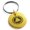 Gold, variant on Stainless Steel Triskelion Triple Horn of Odin Viking Engraved Small Medallion Circle Charm Keychain Keyring