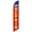 Red, variant on Cobb Promo Dent Repair Blue/Red Advertising Feather Flag 12ft - Replacement Flag Only Without Poleset