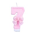 thumbnail image 2 of Tong Bow Birthday Candle For Girls Glitter Cake Topper With Design 1 2 3 4 5 6 7 8 9, 2 of 6