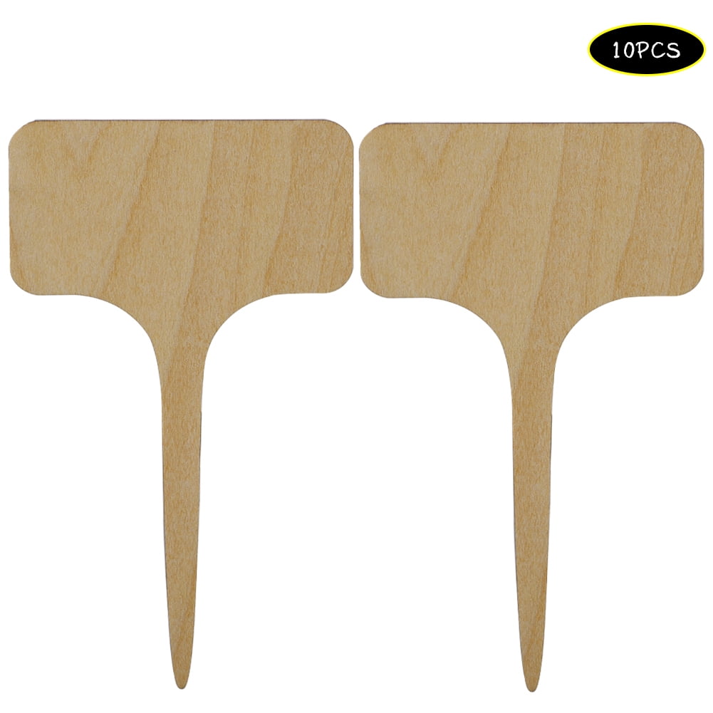 50 Pcs Wooden Plant Sign Tags Plant Labels Markers for Vegetable