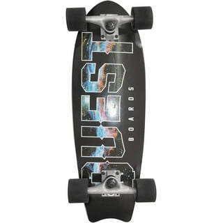 Hang Ten 28 Cruiser Little Big Feet Skateboard with 60 mm x 45 mm Cast  Wheels