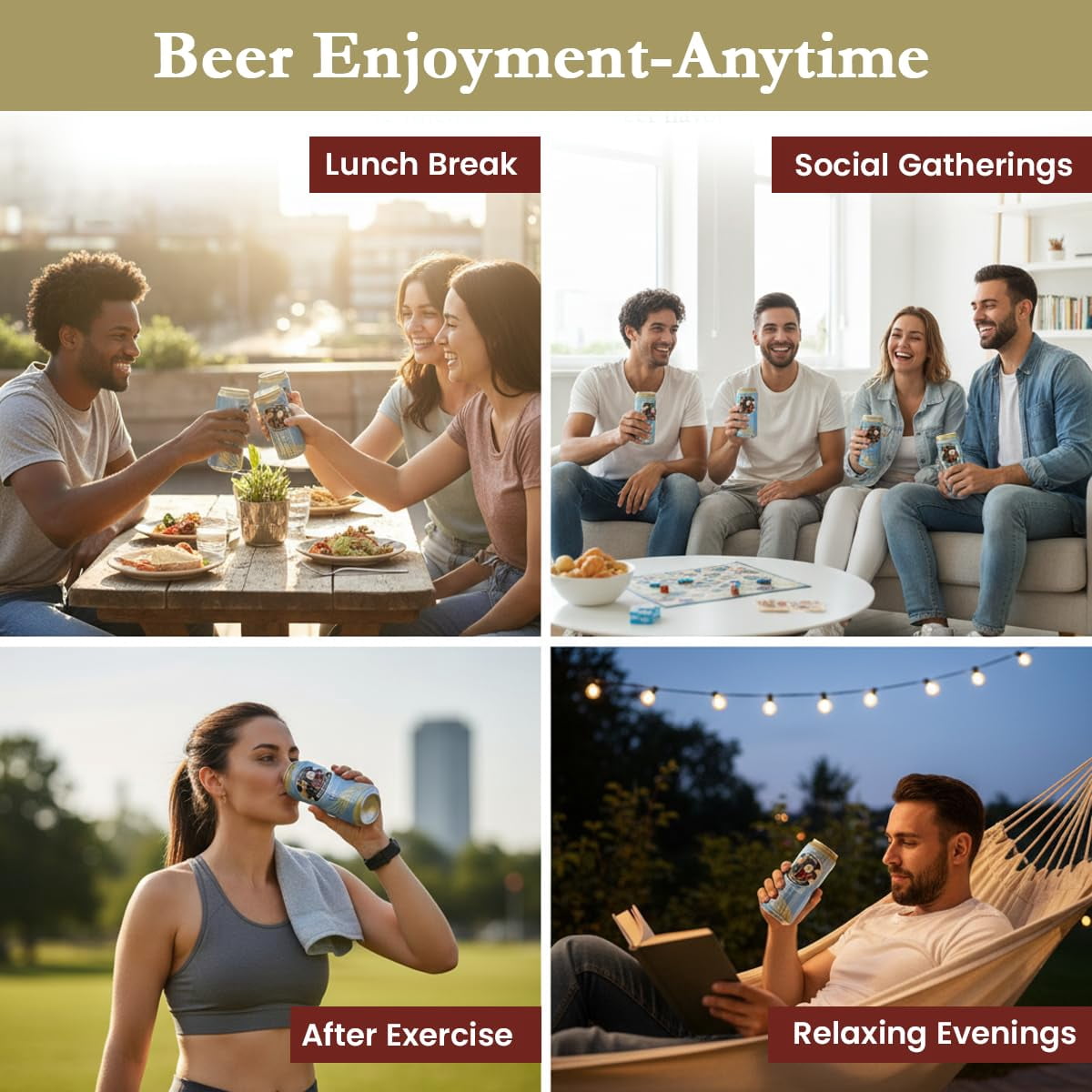 Apostel Weissbier Non alcoholic beer with smooth taste & crisp texture for casual sipping or gatherings- Alcohol Free Wheat Beer Ideal for Parties or Outdoor Events -3 Pack