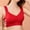 Red, variant on Fatuov Wireless Bras for Women Under $10 Push-Up Bralettes for Daily Sexy Full Coverage Seamless Bras 44A, Beige
