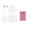 thumbnail image 2 of Caja de almacenamiento de brochas cosméticas a prueba de agua Perfecl Acrílico transparente 18x9.5x21.5cm, 2 of 8