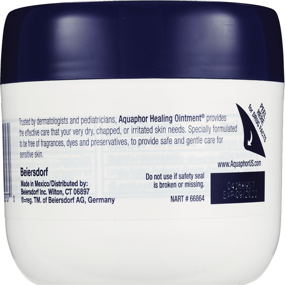 Aquaphor Advanced Therapy Healing Ointment for Dry or Cracked Skin, 14 oz Jar