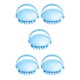 thumbnail image 2 of Wosthever Cabeza cuerpo cuero cabelludo masaje cepillo peine champú de cabello peine ducha cepillo baño Spa baño masaje cepillo Type8 NO8 Wosthever CBP070478, 2 of 6