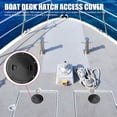 thumbnail image 3 of 6 Inch Boat Round Inspection Deck Plate Durable Cover Marine Yacht Access ABS Rubber Material, 3 of 7